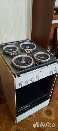 Плита в разборе