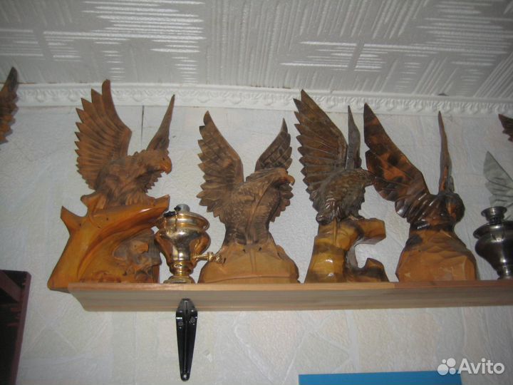 Деревянные орлы ручной работы очень красивые