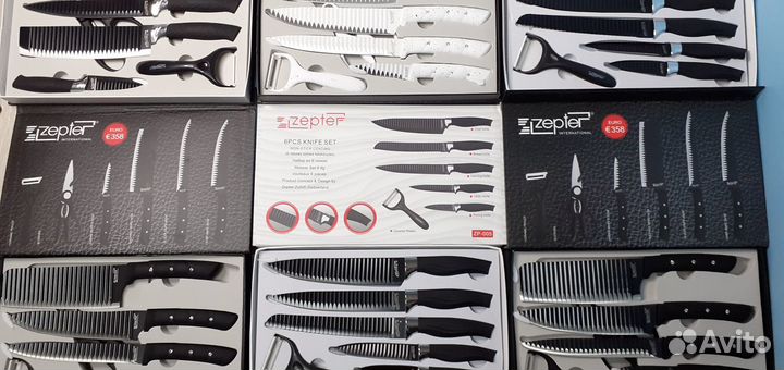 Наборы ножей Zepter с мраморным покрытием Германия