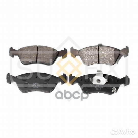 Колодки тормозные дисковые перед прав/лев S