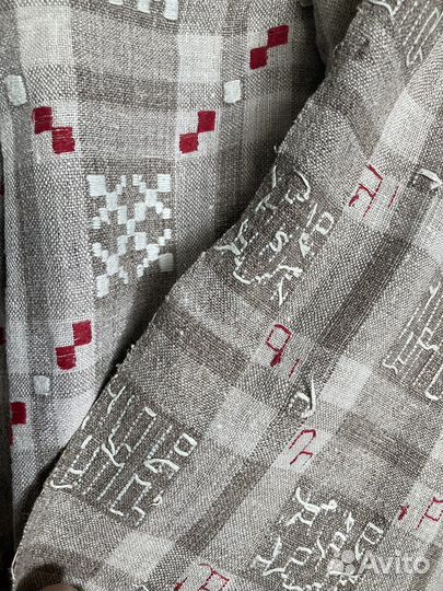 Покрывало льняное натуральное