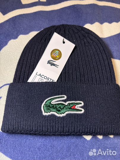 Шерстяная Шапка Lacoste новая