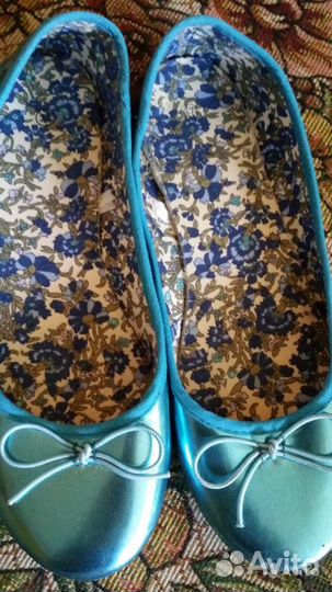 Балетки перламутровые р. 36-37