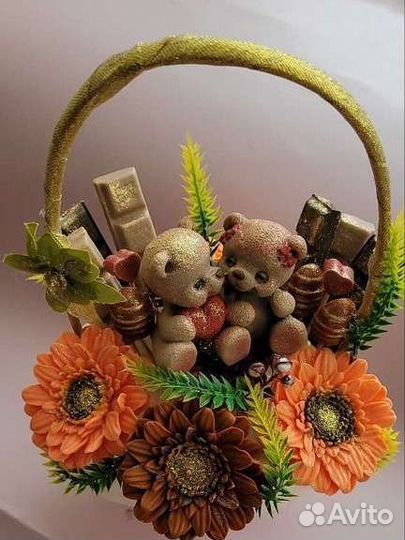 Яркая композиция из мыльной основы