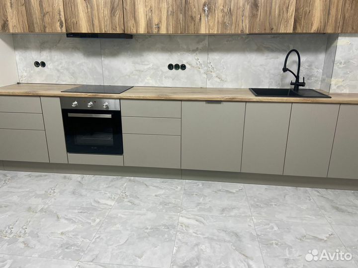 Кухня прямая в новостройку под заказ