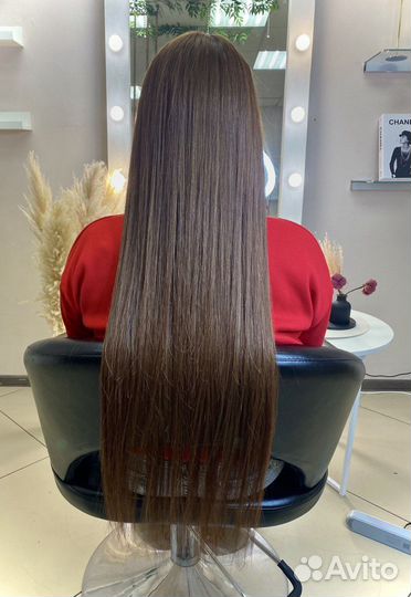 Волосы для наращивания 90см + наращивание