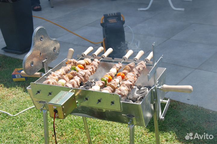Мангал автоматический угольный