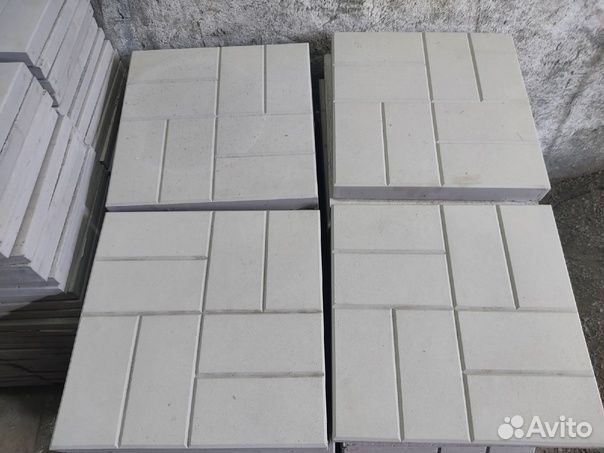 Тротуарная плитка для дачи 8 Кирпичей 400х400х50 м купить в Москве ...