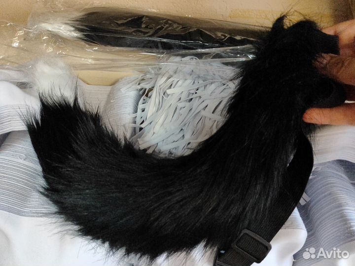 Хвост кошки для квадробики + маска в подарок