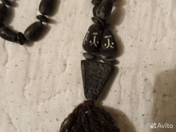 Бусы ручной работы старые