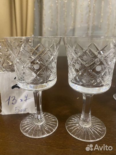 Бокалы, фужеры и стопки СССР