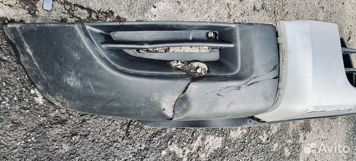 Накладка бампера Yeti дорестайл