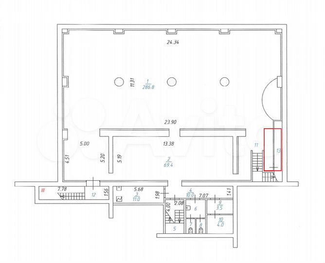 Торговая площадь, 6 м²