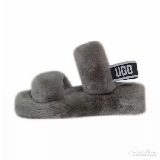 Женские тапочки UGG OH yeah slide grey