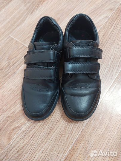 Туфли школьные кожаные