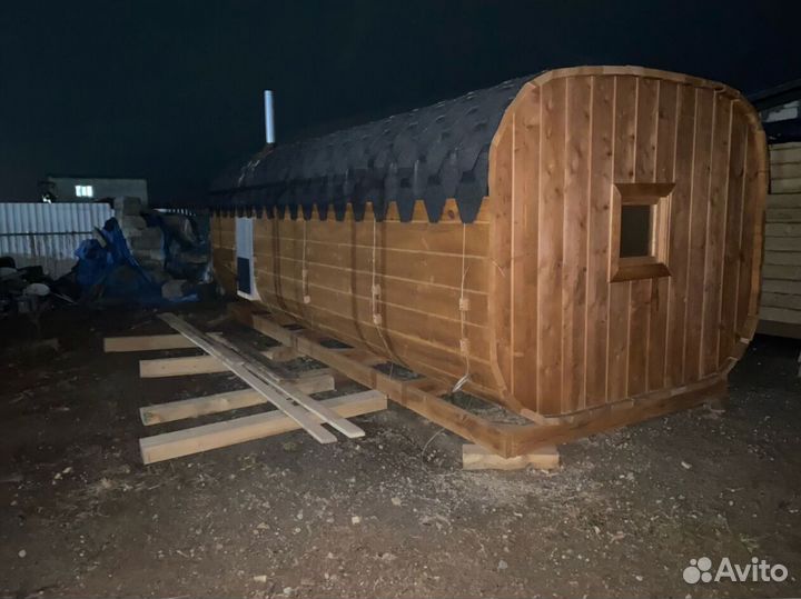 Баня бочка квадро с доставкой