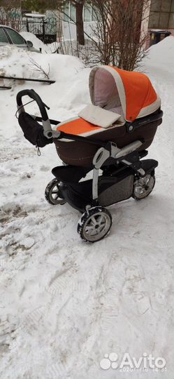 Коляска peg perego gt3. сидячая+ люлька