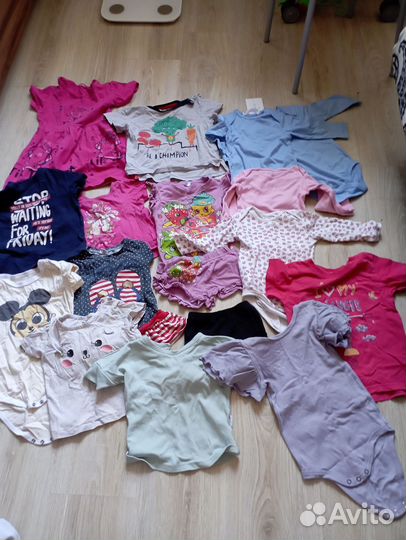 Пакет вещей на девочку 80 86 размер