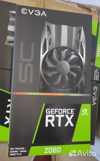 Пустая коробка от видеокарты rtx2060 evga