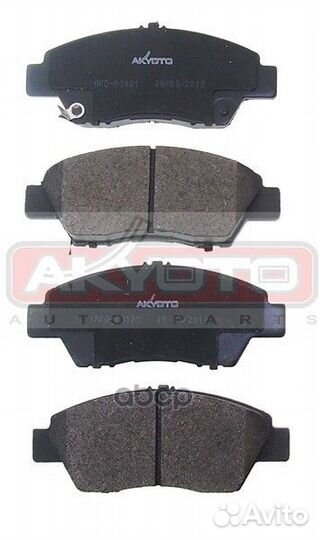 Колодки тормозные дисковые AKD-03101 akyoto