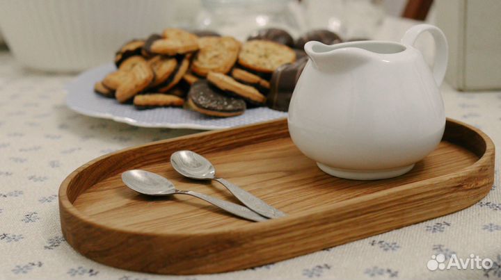 Поднос деревянный из дуба