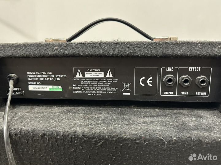 Комбоусилитель belcat PRO- 25B