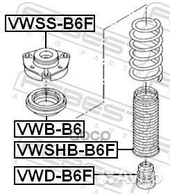 Подшипник амортизационной опоры перед прав/ле