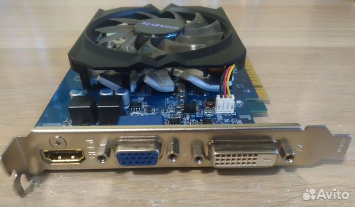 Видеокарта gigabyte GT730 2Gb память gddr5