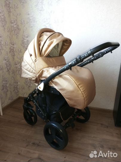 Коляска 2 в 1 эко кожа