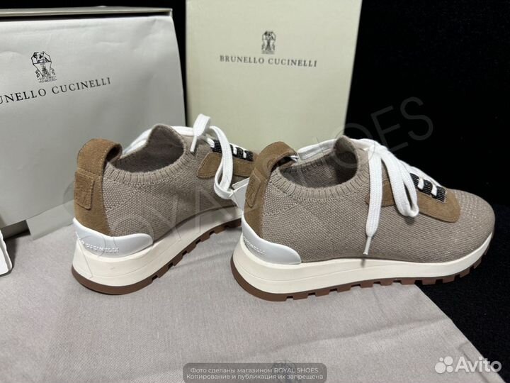 Кроссовки женские Brunello Cucinelli Knit