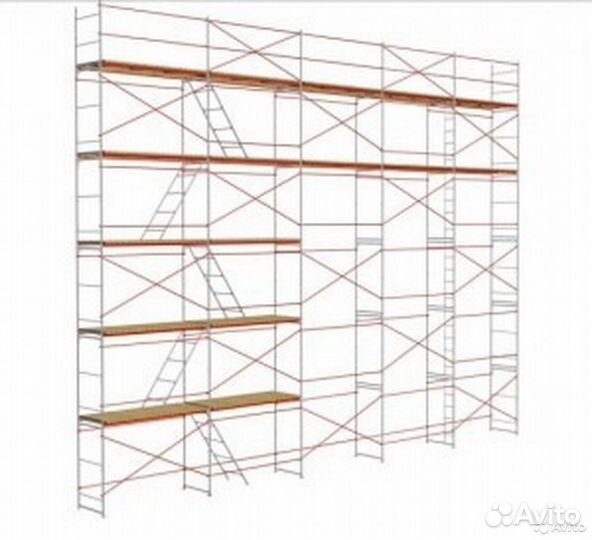 Аренда строительных лесов (рамные)