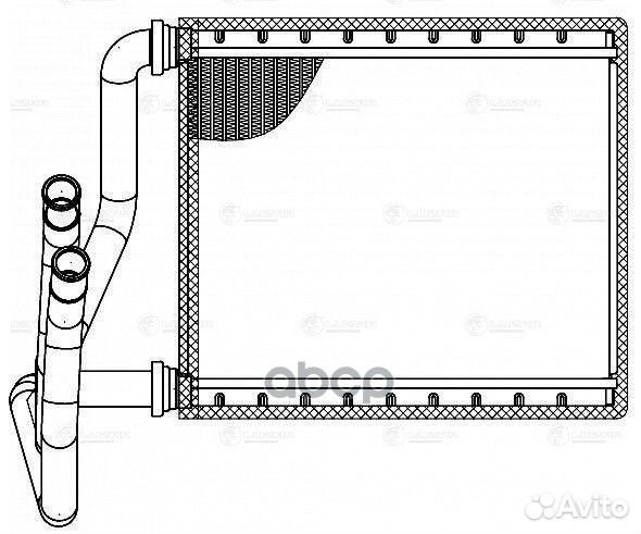 LRH 1918 радиатор отопителя Toyota Camry 07 L