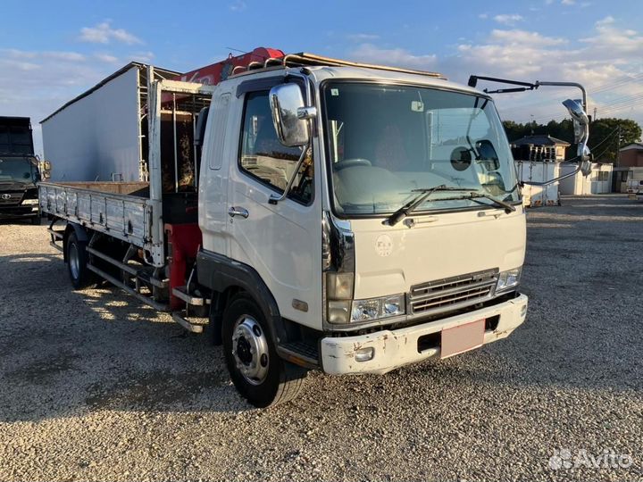 Бортовой грузовик Mitsubishi Fuso Fighter с КМУ UNIC, 2005
