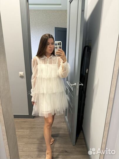 Платье белое