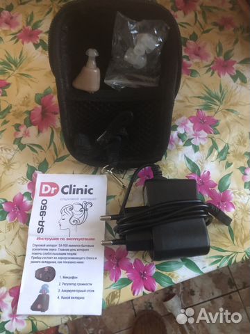 Усилитель слуха внутриушной на аккумуляторе DrClin