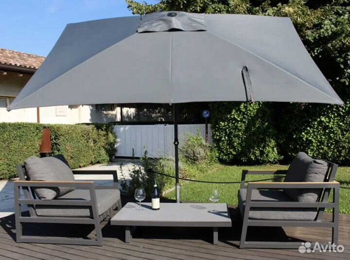 Уличный профессиональный зонт для дачи и сада