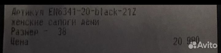 Сапоги Econika