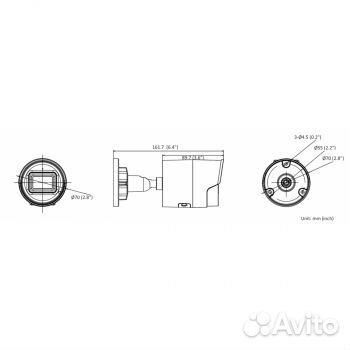 Уличная IP камера DS-2CD2043G2-IU(2.8mm) Новый, га