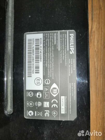 Монитор Филипс 274Е5Q на запчасти