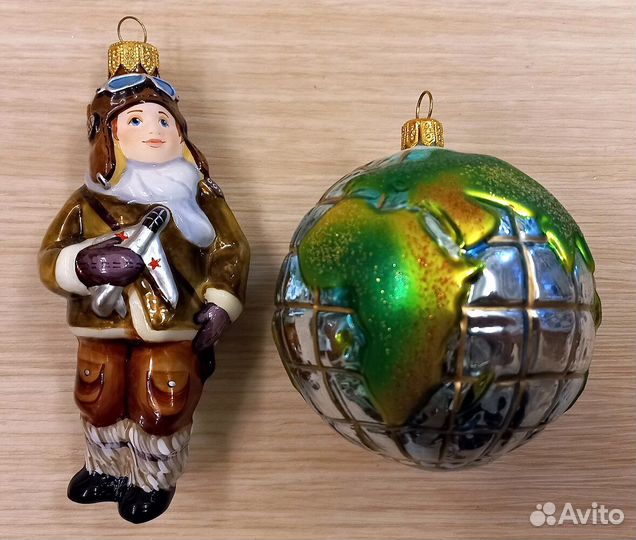 Ёлочная игрушка Земной шар Польша Импульс