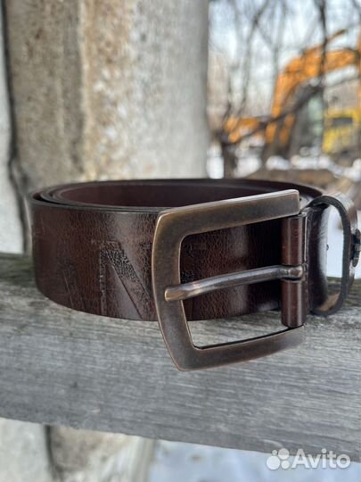 Ремень кожаный Armani Jeans Italy оригинал