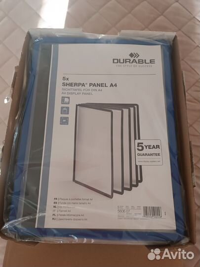 Панель для демо системы Durable Sherpa А4 синяя