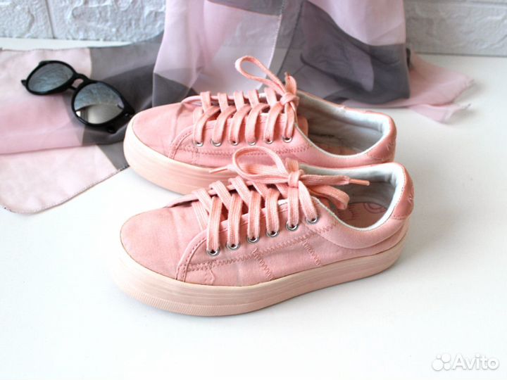 Кеды на платформе 36