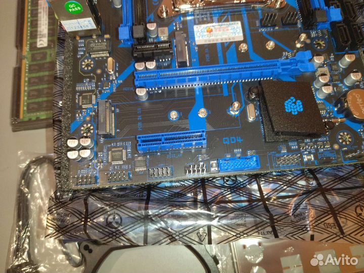 Комплект материнка, Xeon 2667 v4 8/16, 16 Гб