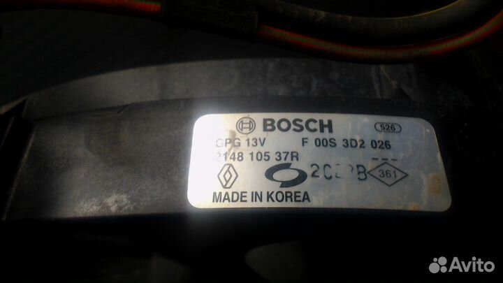 Вентилятор радиатора Renault Fluence, 2011