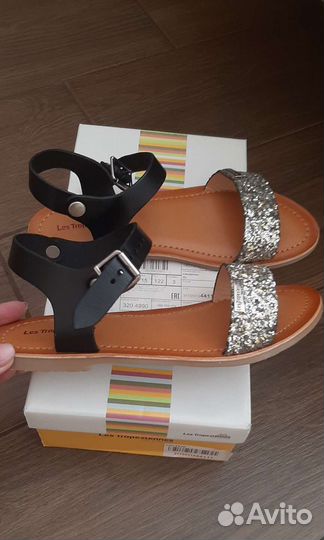 Сандалии натуральная кожа новые
