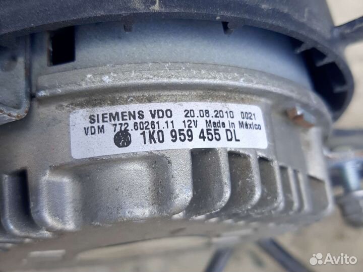 Вентилятор охлаждения VW Golf 6