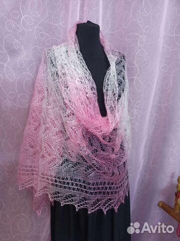 Палантин пуховый