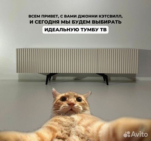 Тумба тв Bravo (на опорах или подвесная)