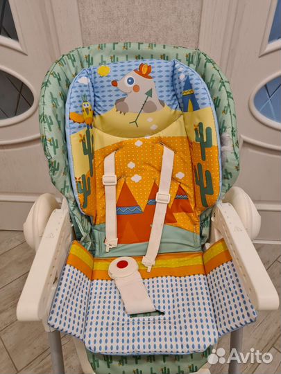 Стульчик для кормления chicco polly